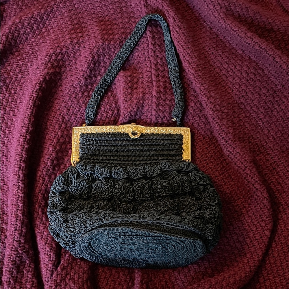 Vintage crocheted bag.1940’s